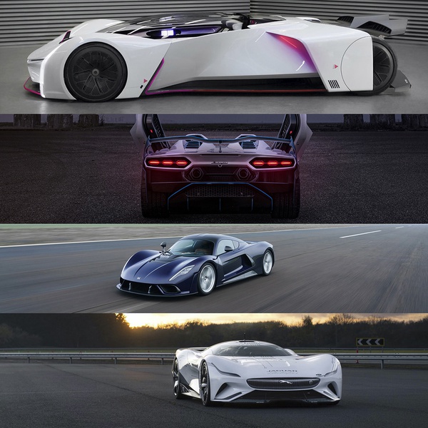 Четыре скорохода: Venom F5, Lamborghini SC20 и… Jaguar Vision GTSV вместе с Team Fordzilla P1
